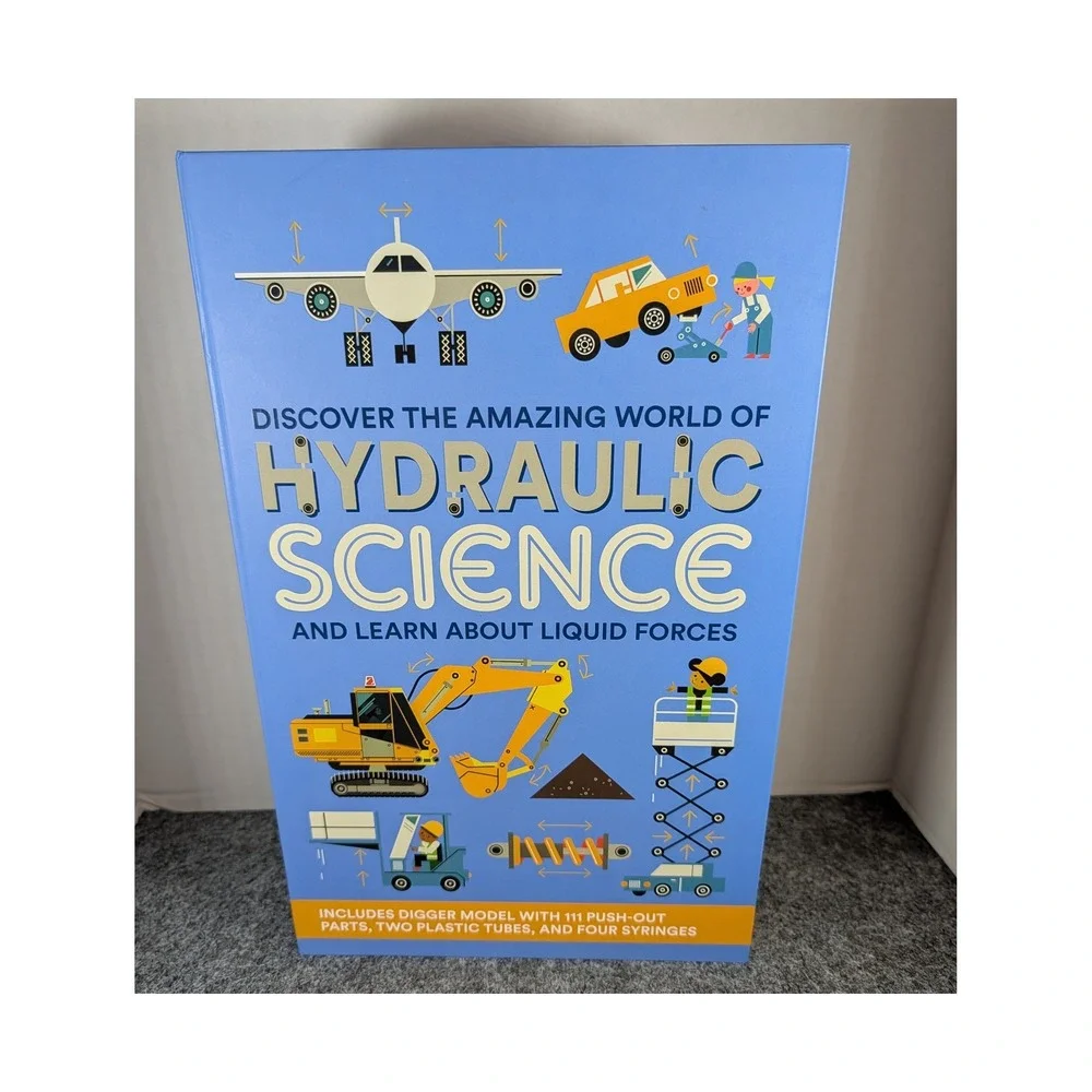 QEB Hydraulic Science Kit Build Your Own Working Digger Model STEM Toy Ages 8+